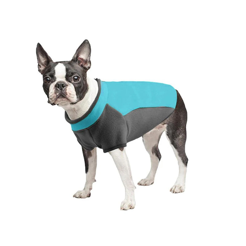 Half Zip Pullover Fleece Dog Coat