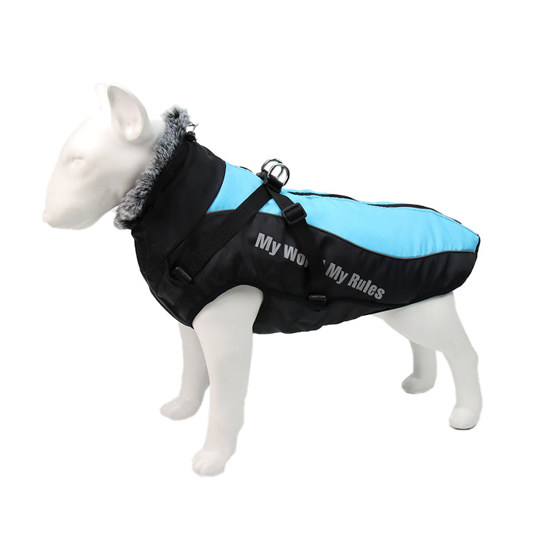 Outdoor Reflective Dog Jacket with Harness