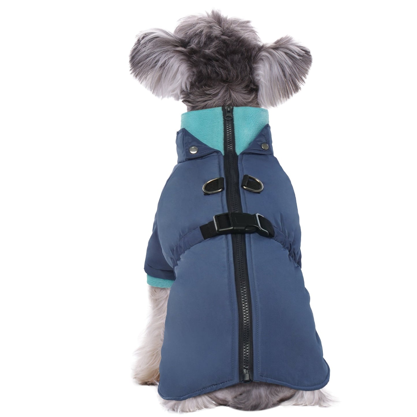 Windproof Dog Cold Weather Coat with Zipper