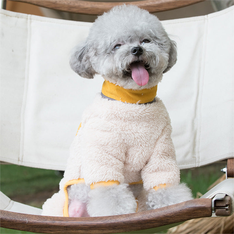 Four-Legged Cotton Padded Coat for Dogs