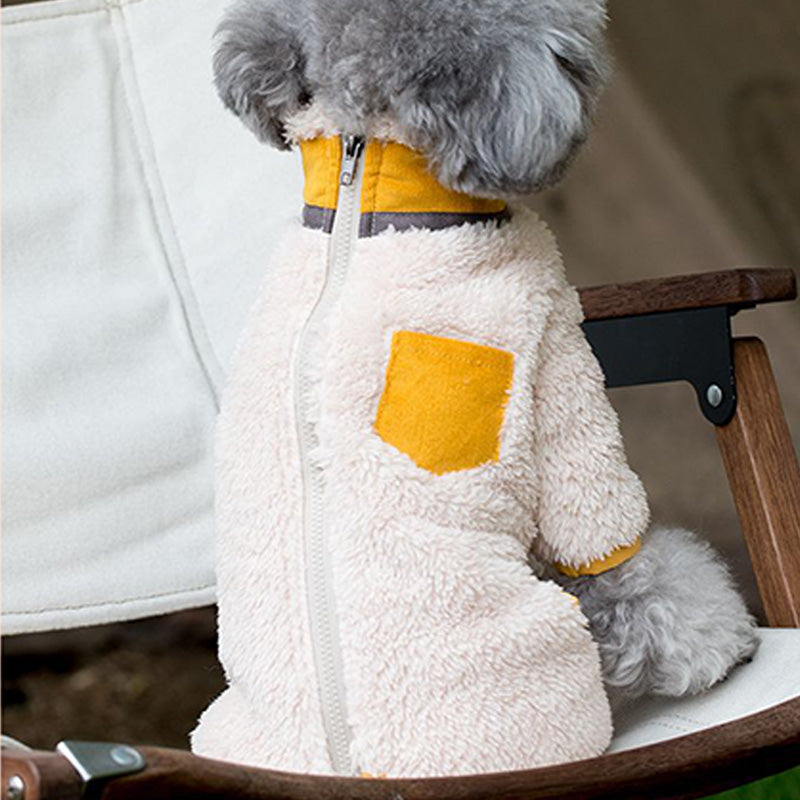 Four-Legged Cotton Padded Coat for Dogs