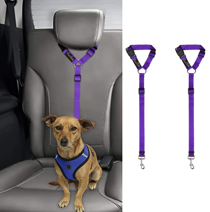 Headrest Car Dog Safety Seatbelt